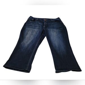 Women’s Size 24 Maurices Capri Blue Jeans